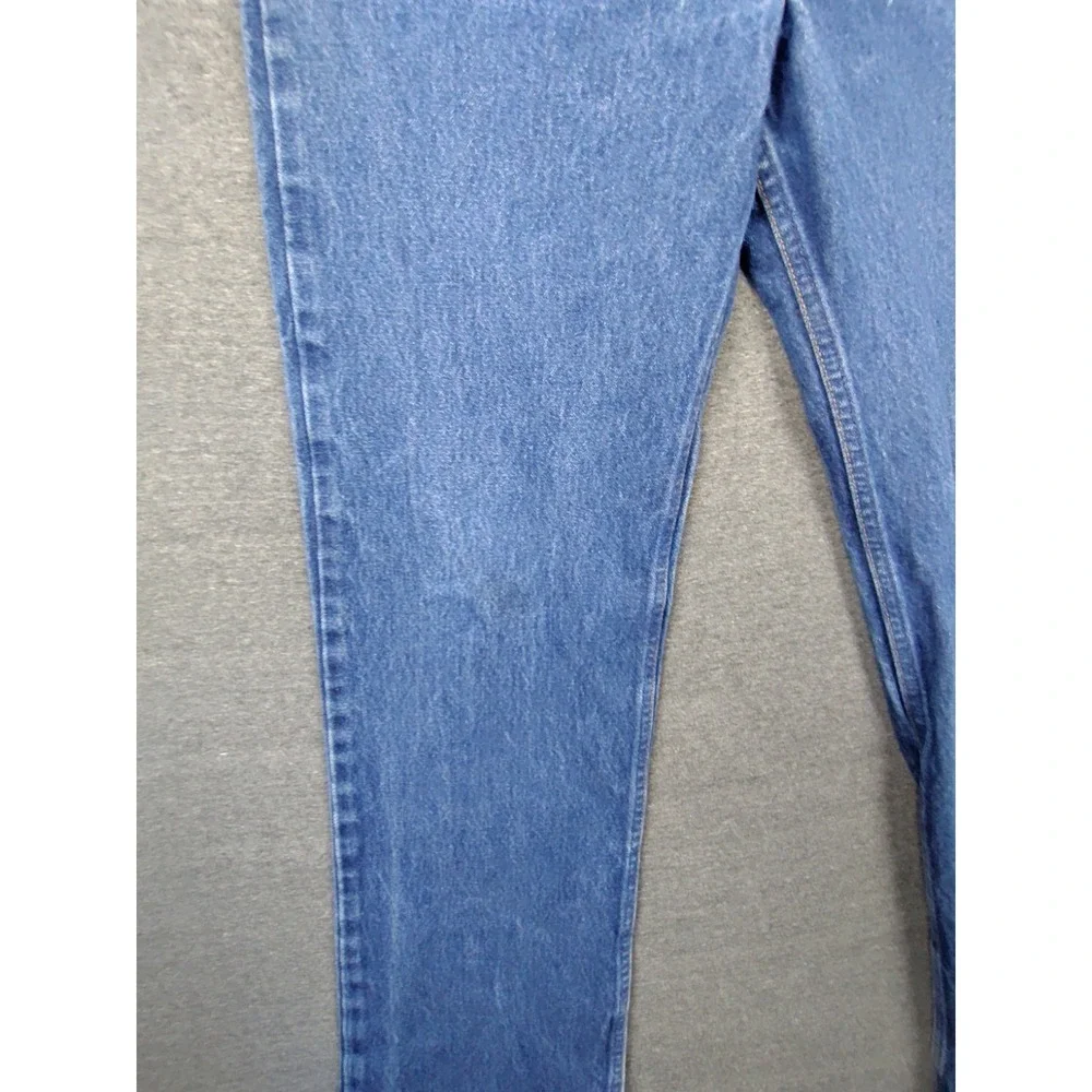 VTG Levis Jeans Mens‎ 36x34 Blue Denim 517 Bootcut Orange Tab USA 90s Talon Zip